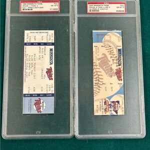 Minnesota Twins Collectible Ticket Set